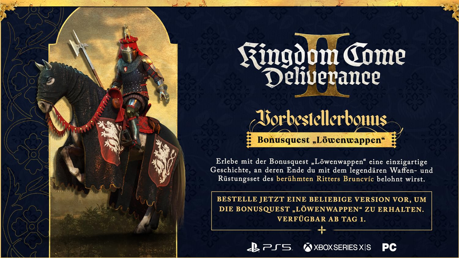 Kingdom Come: Deliverance II - Day One Edition - Xbox Series X - [Allemand]