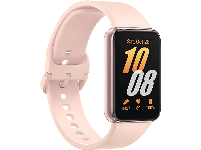 SAMSUNG Galaxy Fit3 Fitness Tracker Aluminium Fluorelastomer-Kautschuk, 130-185 mm, Pink Gold