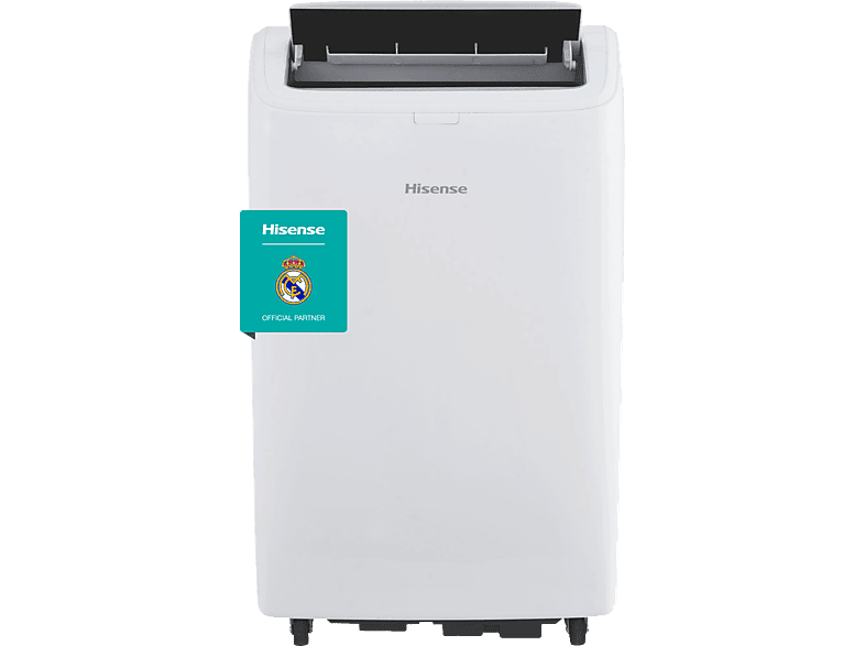 Hisense APC09QC, 2236 fg/h, 3 velocidades, Deshumidificador, Super Cool, Mando a distancia, Kit Ventana, Wi-Fi, Blanco