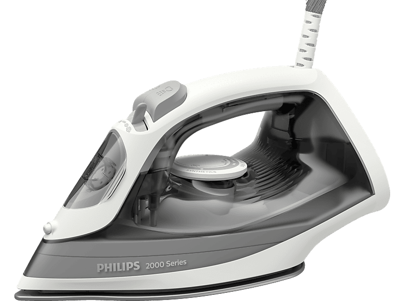 Philips DST2020/80 2000 Series Dampfbügeleisen, Weiß/Grau)