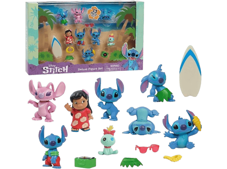 Moose Toys Lilo & Stitch: 8-pack Deluxe Figurenset