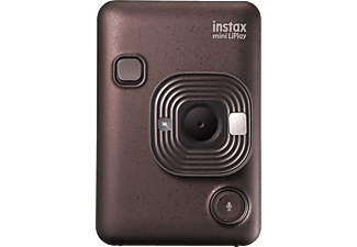 FUJIFILM Instax Mini Liplay Deep Bronze hibrid instant fényképezőgép, barna