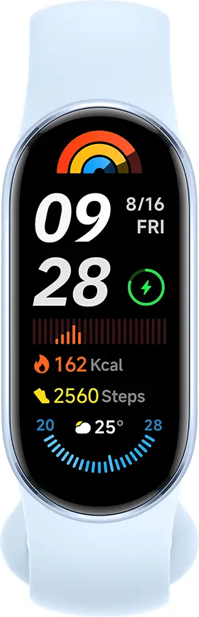 XIAOMI Smart Band 9, Smartband, 135 - 201 mm, Arctic Blue