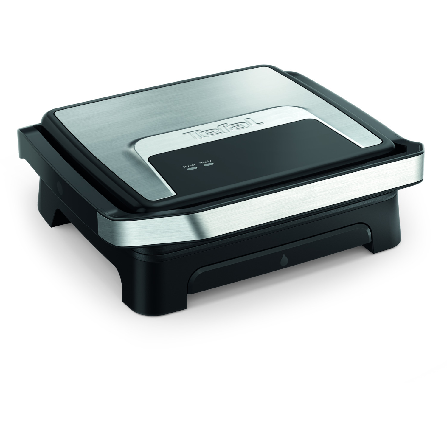 Tefal sandwich maker, closed, top view.