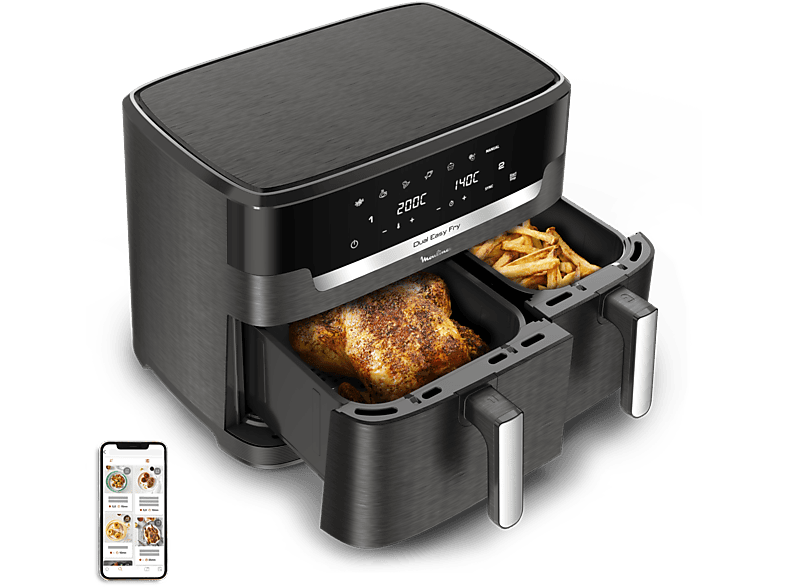 Moulinex Xxl Dual Easy Fry - Hetelucht Friteuse (ez942hf0)