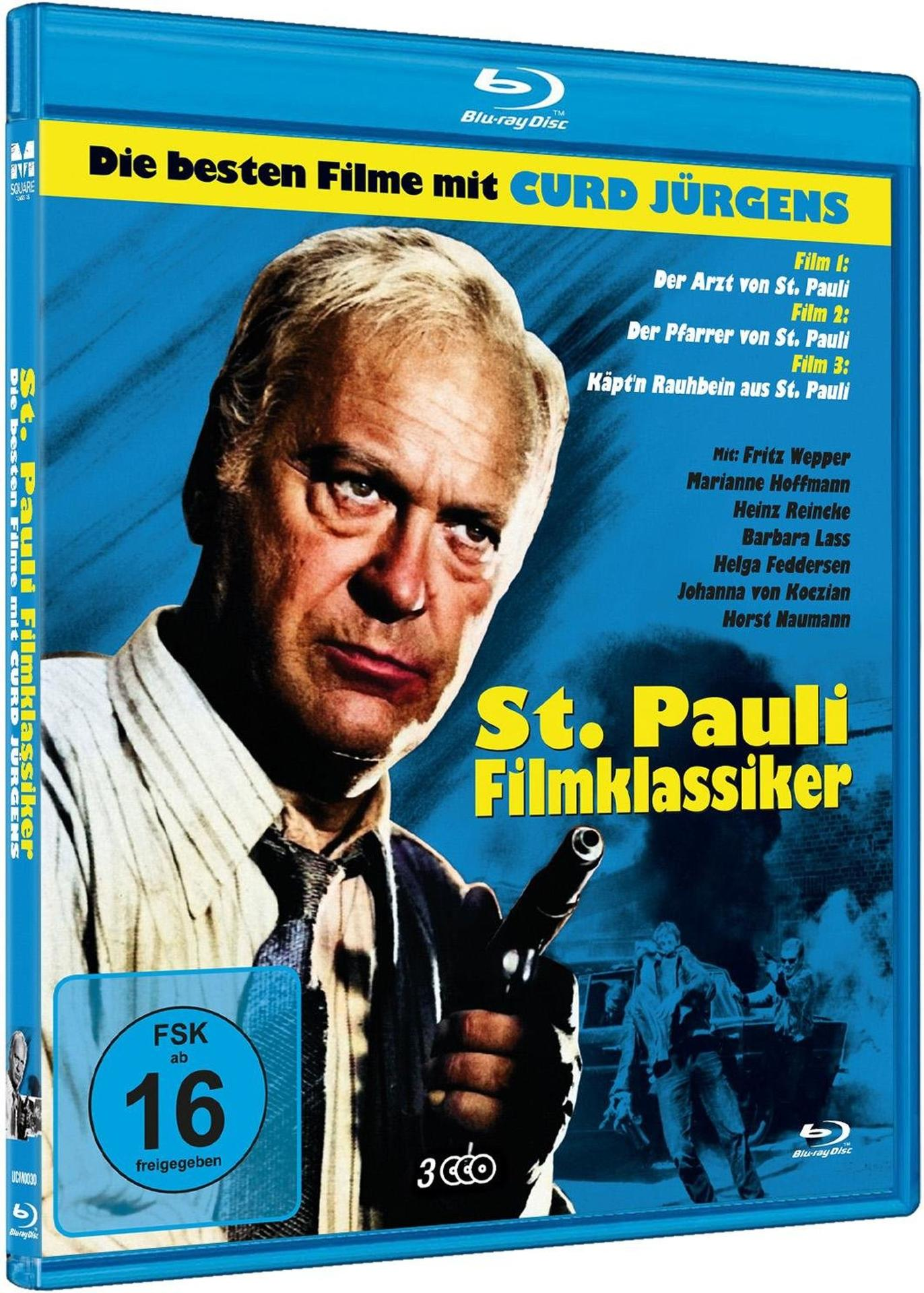Blu-ray-Disc-Hülle für St. Pauli Filmklassiker mit Curd Jürgens auf dem Cover.