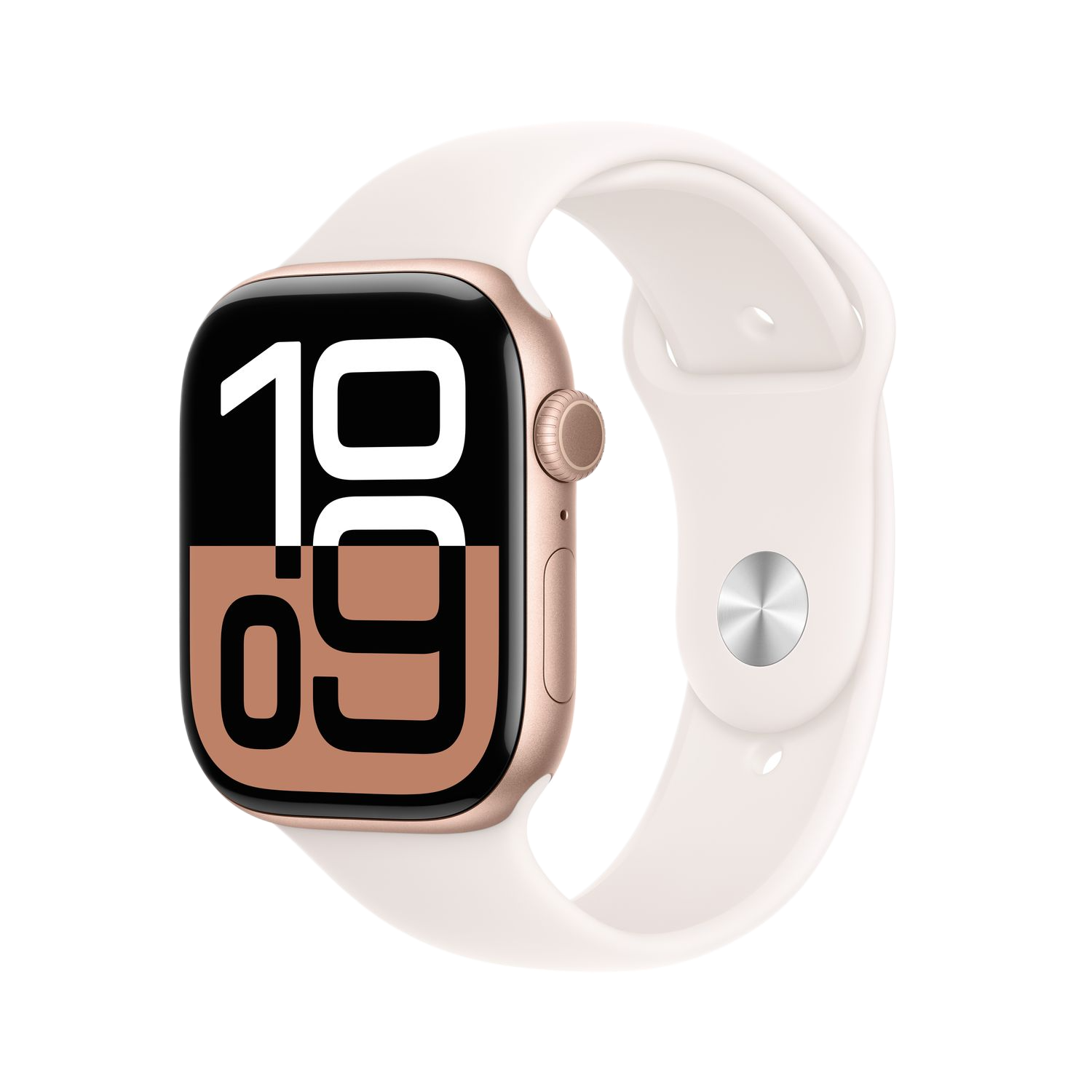 Apple Watch Series 10 GPs + Cellular 42mm Light Blush Sport Band M/l Smartwatch Rose Gold