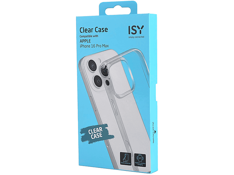 Thumbnail - ISY ISC-1047, Backcover, Apple, iPhone 16 Pro Max, Transparent