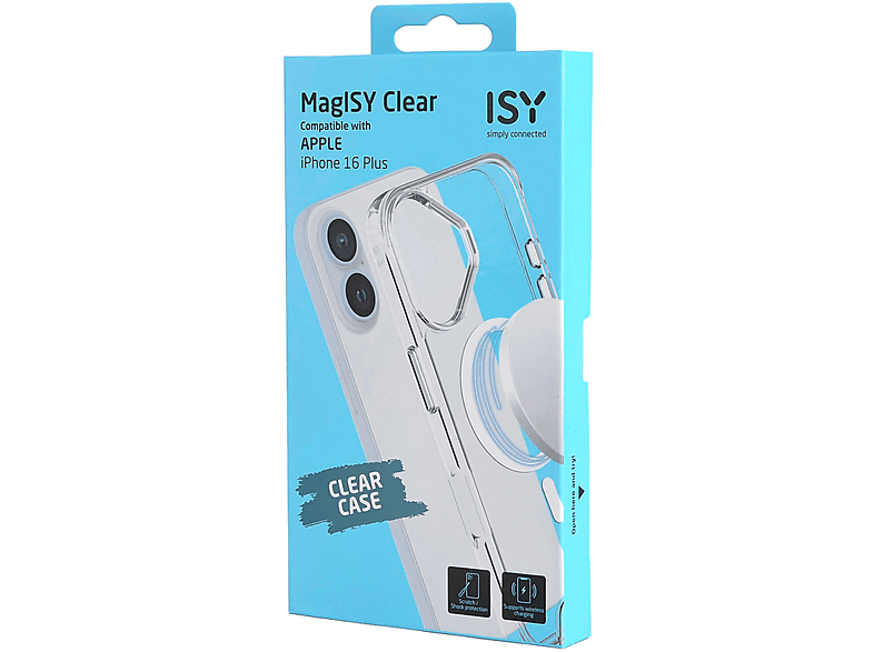Thumbnail - ISY ISC-1118 MagISY, Backcover, Apple, iPhone 16 Plus, Transparent