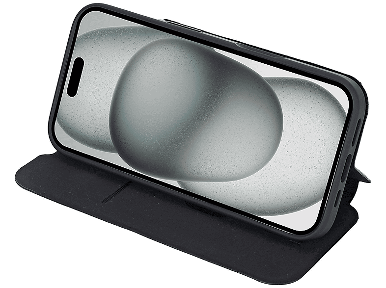 Thumbnail - ISY ISC-3145 2in1 Walllet, Bookcover, Apple, iPhone 16 Pro, Schwarz