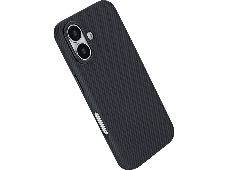 ISY ISC-3743 Carbon Magsafe, Backcover, Apple, iPhone 16, Black Carbon