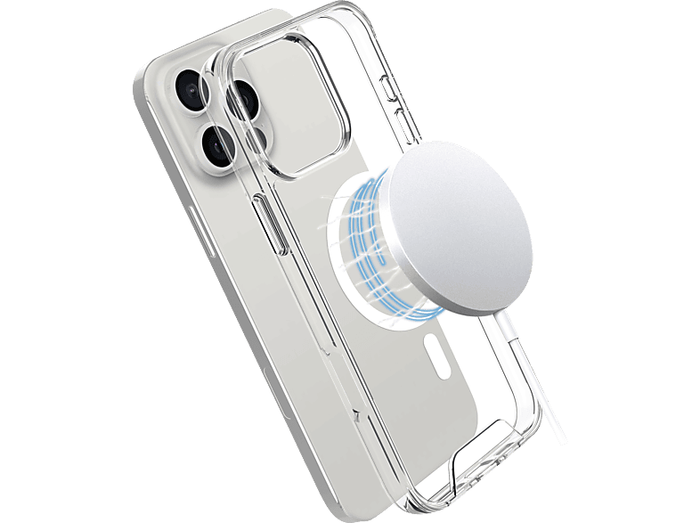 ISY ISC-1116 MagISY, Backcover, Apple, iPhone 16 Pro, Transparent