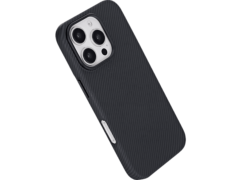 ISY ISC-3744 Carbon Magsafe, Backcover, Apple, iPhone 16 Pro, Black Carbon