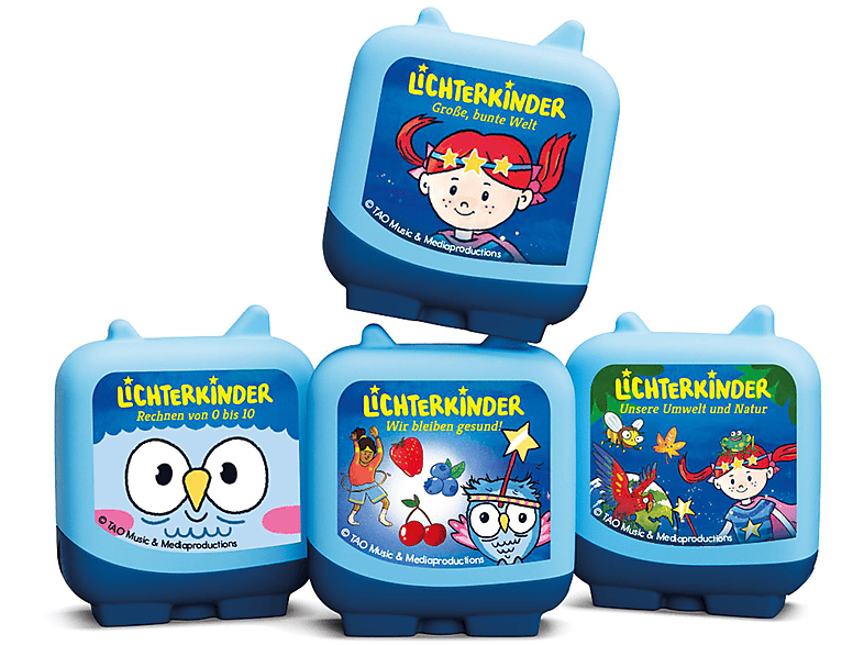 tonies Clever Tonie Lichterkinder-Lernen Liki Lumi 4er Set Hörfigur, Mehrfarbig