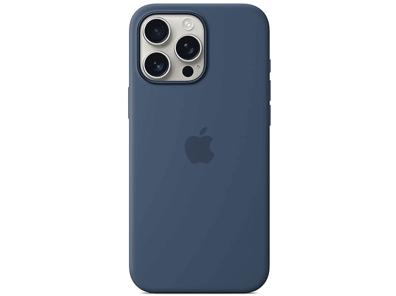 Thumbnail - APPLE Silikon Case mit MagSafe, Backcover, Apple, iPhone 16 Pro Max, Denim