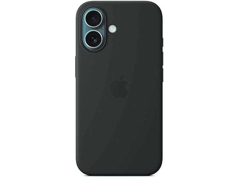 Apple Silikon Case mit MagSafe Backcover, für Apple iPhone 16, Schwarz; Handyhülle — Foto 2 von 2