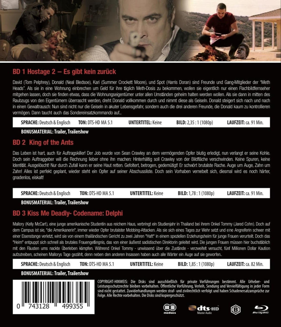 Filmposter mit Text und Bildern von Schauspielern.