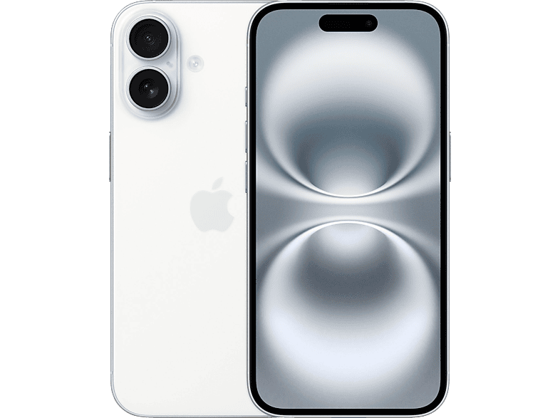 APPLE iPhone 16 5G 256 GB Weiß Dual SIM