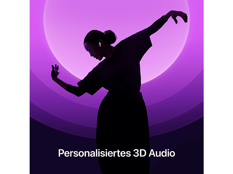 APPLE AirPods 4, In-ear Kopfhörer Bluetooth Weiß