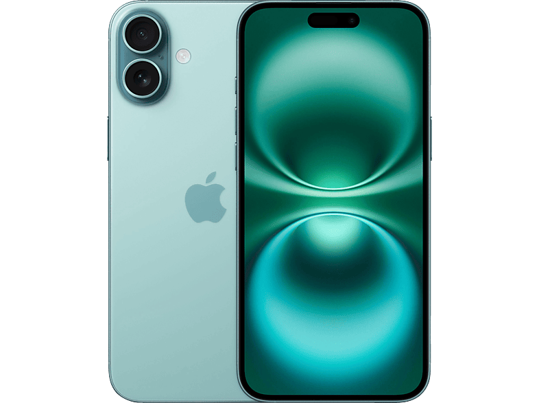 APPLE iPhone 16 Plus 5G 128 GB Blaugrün Dual SIM