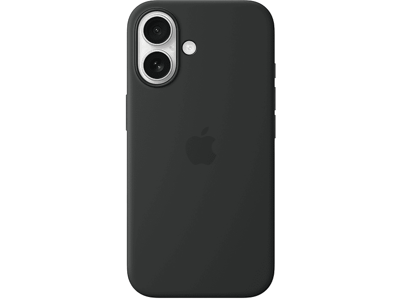 Apple Custodia MagSafe in silicone per iPhone 16 - Nero Cover Magsafe
