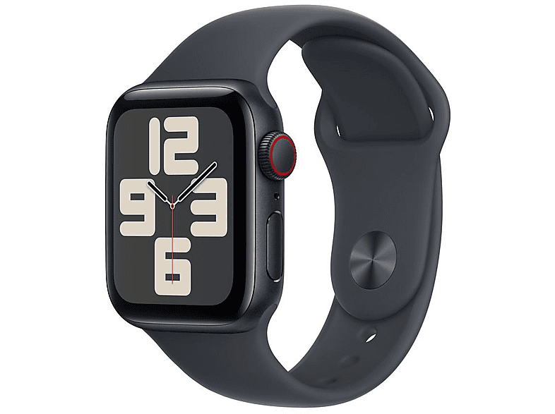 APPLE 40 mm Sportarmband (M/L), Ersatzarmband, Schwarz