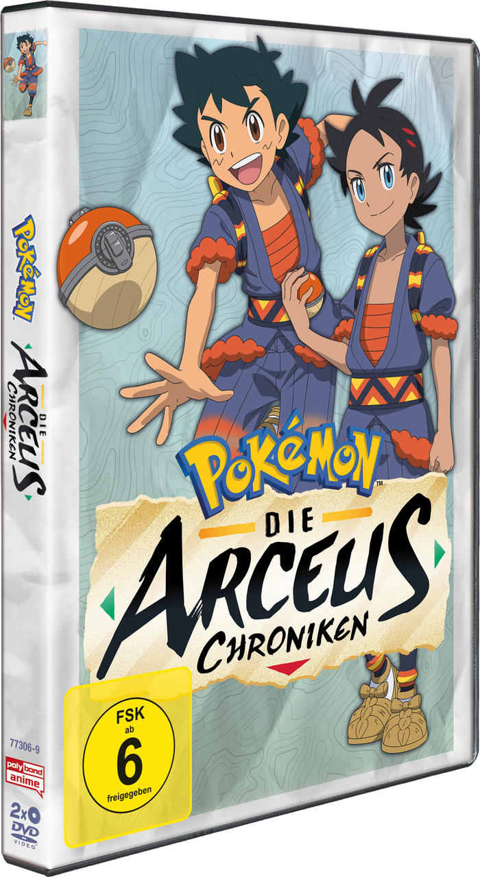 DVD-Hülle mit zwei Charakteren von Pokémon. Der Titel ist auf Deutsch, mit einem Altersfreigabe-Label.