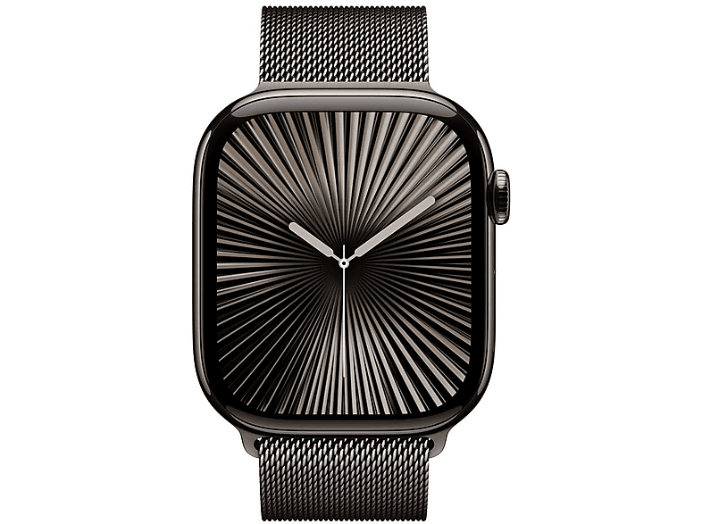 Thumbnail - APPLE 46 mm Milanaise Armband (S/M), Ersatzarmband, Apple, Schiefer