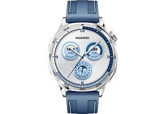 HUAWEI Watch GT 5 okosóra, kék szőtt szilikon szíj, 46mm (55020DKH)