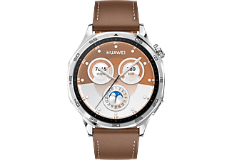 HUAWEI Watch GT 5 okosóra, barna bőr szíj, 46mm (55020DKJ)