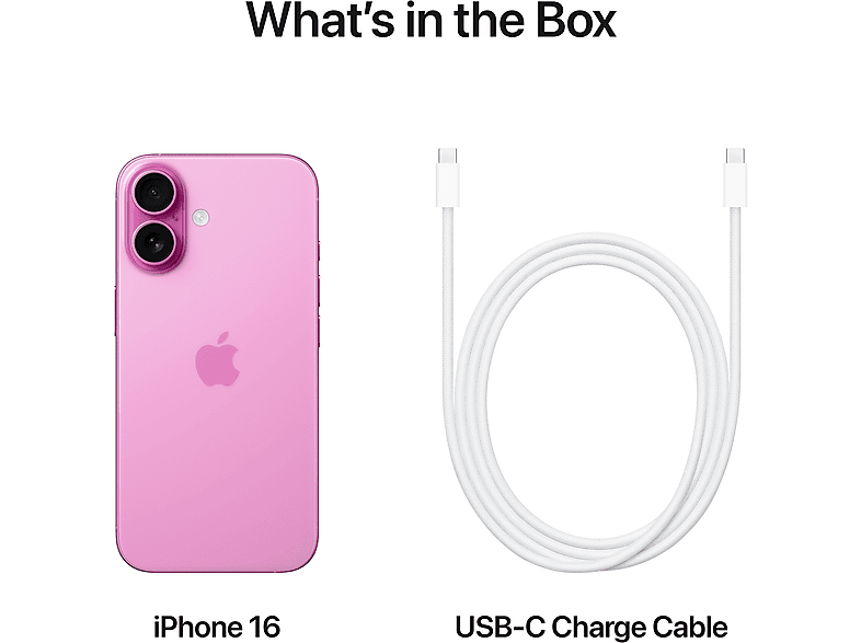 APPLE iPhone 16 128 GB Pink Dual SIM | MediaMarkt