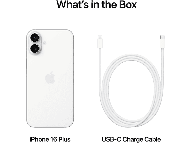 APPLE iPhone 16 Plus 5G | 128 GB Wit kopen? | MediaMarkt