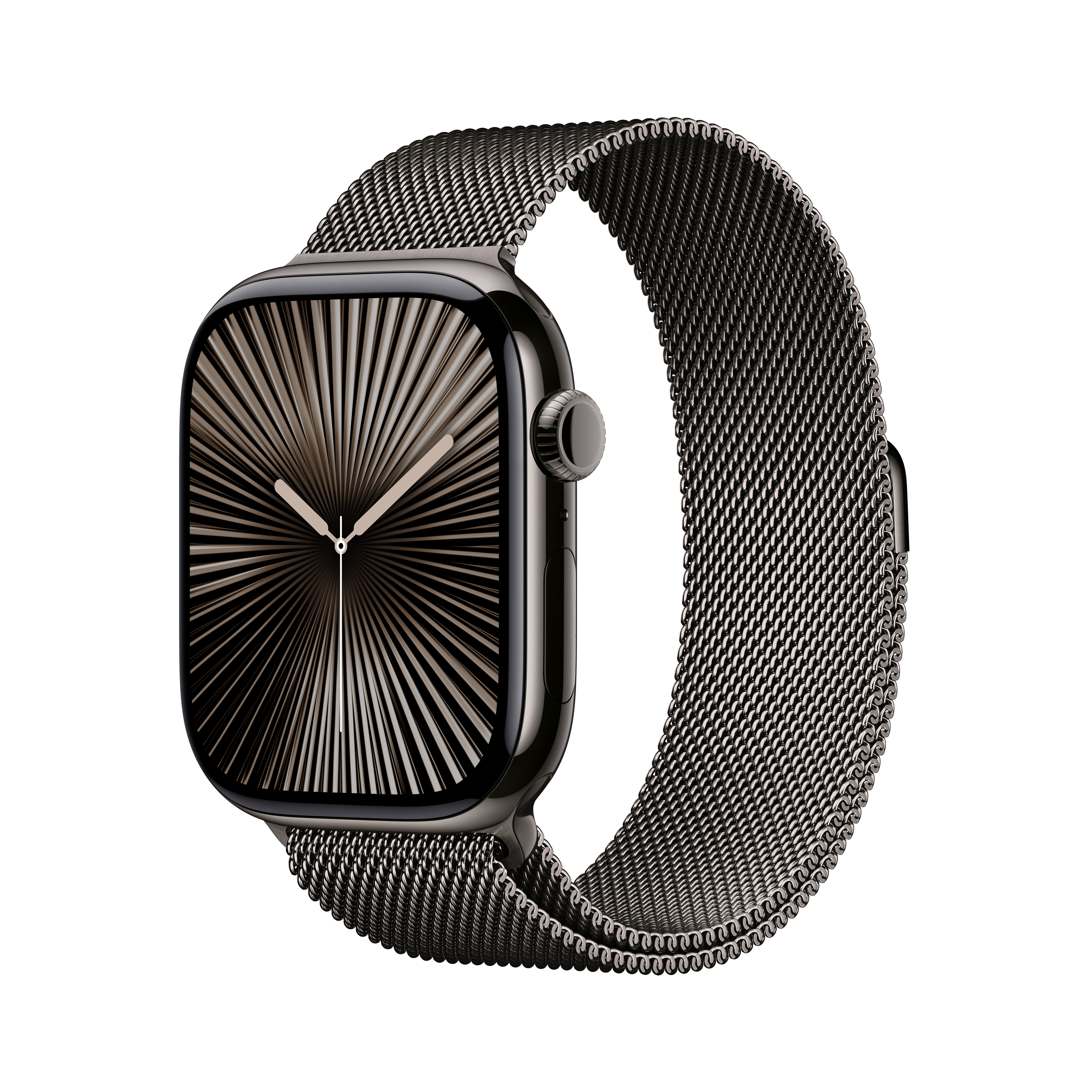 Smartwatch APPLE Watch Series 10 GPS + Cellular Koperta 42mm z tytanu w kolorze łupku z bransoletą mediolańską w kolorze łupku MX053ET/A