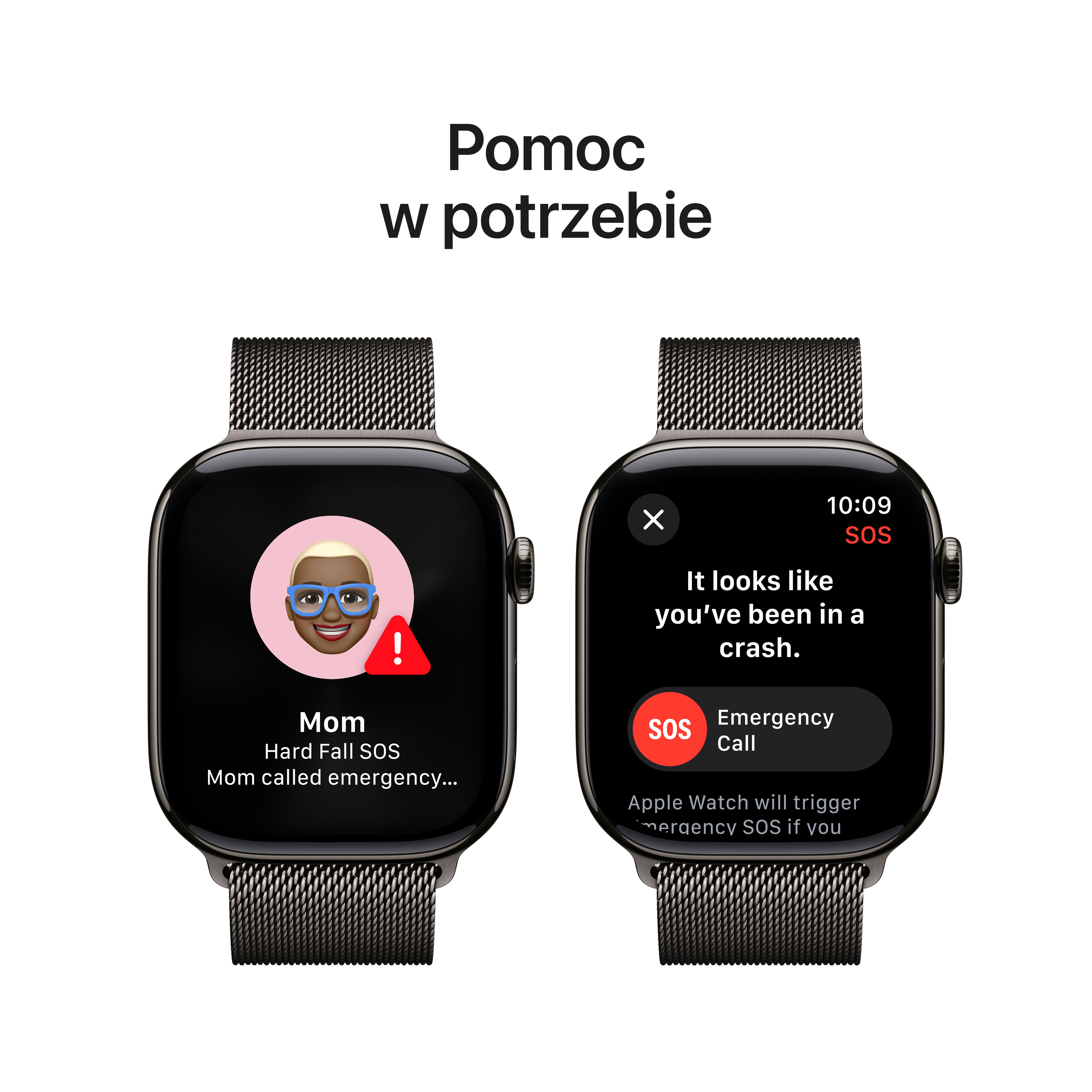 Smartwatch APPLE Watch Series 10 GPS + Cellular Koperta 42mm z tytanu w kolorze łupku z bransoletą mediolańską w kolorze łupku MX053ET/A