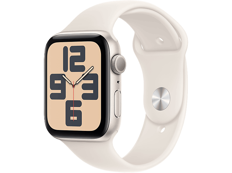 Apple Watch SE GPS 44mm Starlight Aluminium Case with Sport Band