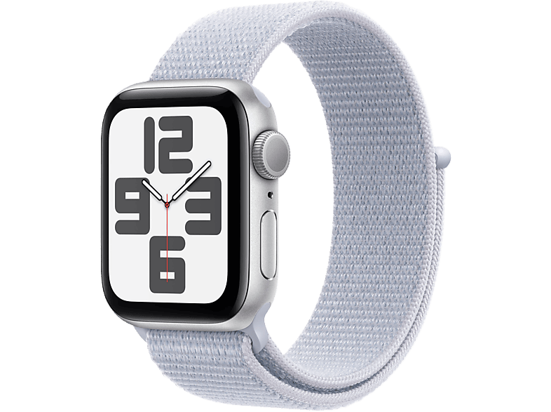 Apple Watch Se GPs 40mm Silver Aluminium Case Blue Cloud Sport Loop