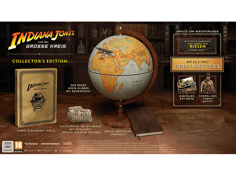 Indiana Jones und der grosse Kreis: Collector's Edition - [Download Code] - [Xbox Series X]