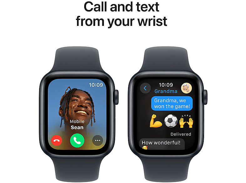 APPLE Watch SE GPS 44mm Midnight Sport Band M/L Smartwatch
