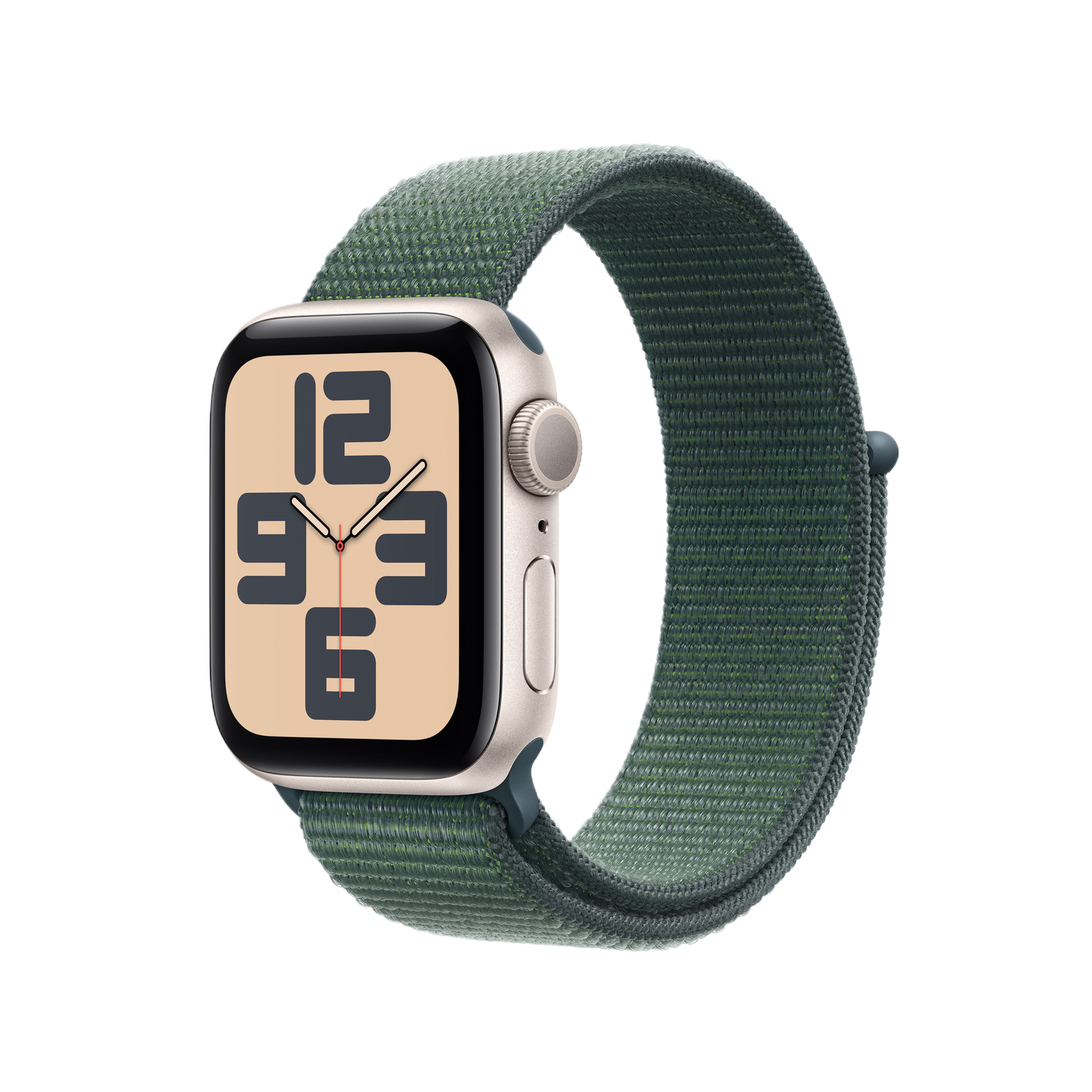 Apple Watch Se GPs 40mm Lake Green Sport Loop Smartwatch Starlight Aluminium