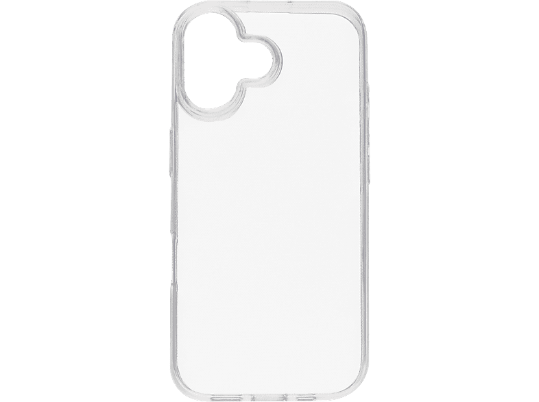 Funda móvil - ISY ISC 1048, Compatible con iPhone 16 Plus, Resistente a Golpes, Transparente