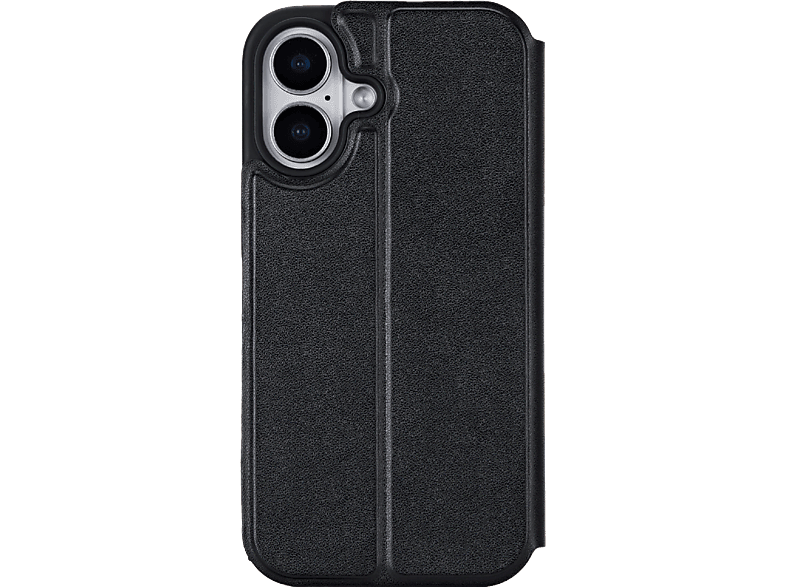 Funda móvil - ISY ISC 3144, Compatible con iPhone 16, Resistente a golpes, Negro