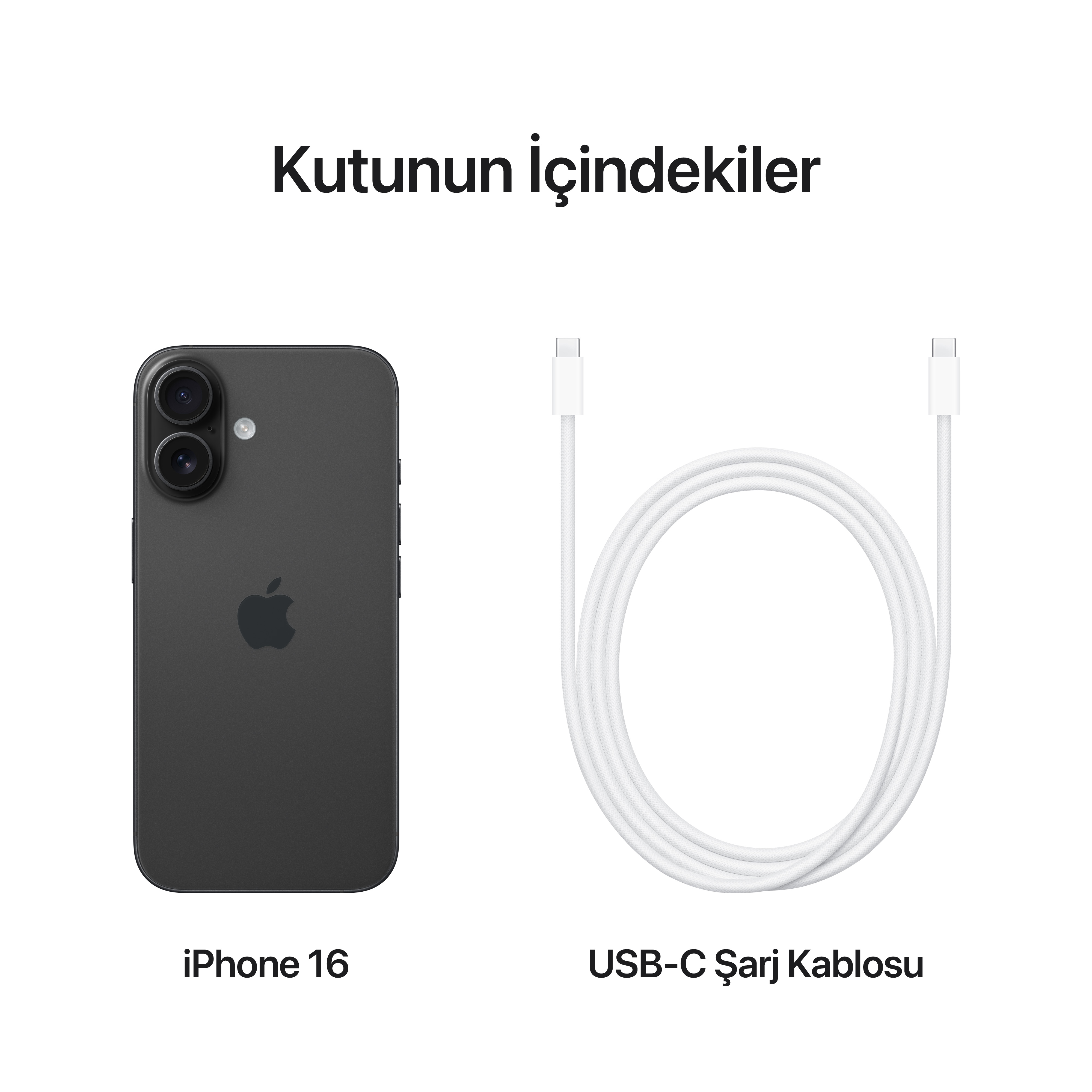 APPLE iPhone 16 128GB Akıllı Telefon Siyah MYE73TU/A Fiyat