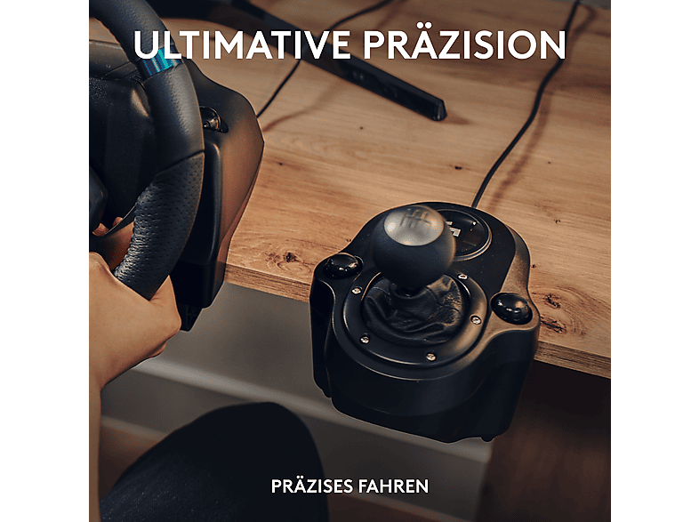 LOGITECH G Bundle, G923 SE Rennlenkrad + Pedale + Shifter (PlayStation PS5 PS4, PC), Schwarz; Rennlenkrad, Pedale, Schalthebel — Foto 2 von 5