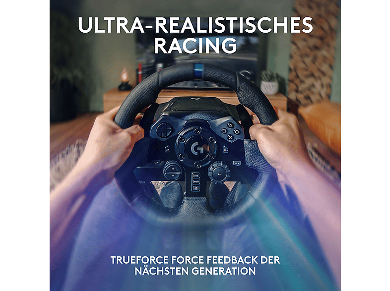 LOGITECH G Bundle, G923 SE Rennlenkrad + Pedale + Shifter (PlayStation PS5 PS4, PC), Schwarz; Rennlenkrad, Pedale, Schalthebel — Foto 3 von 5