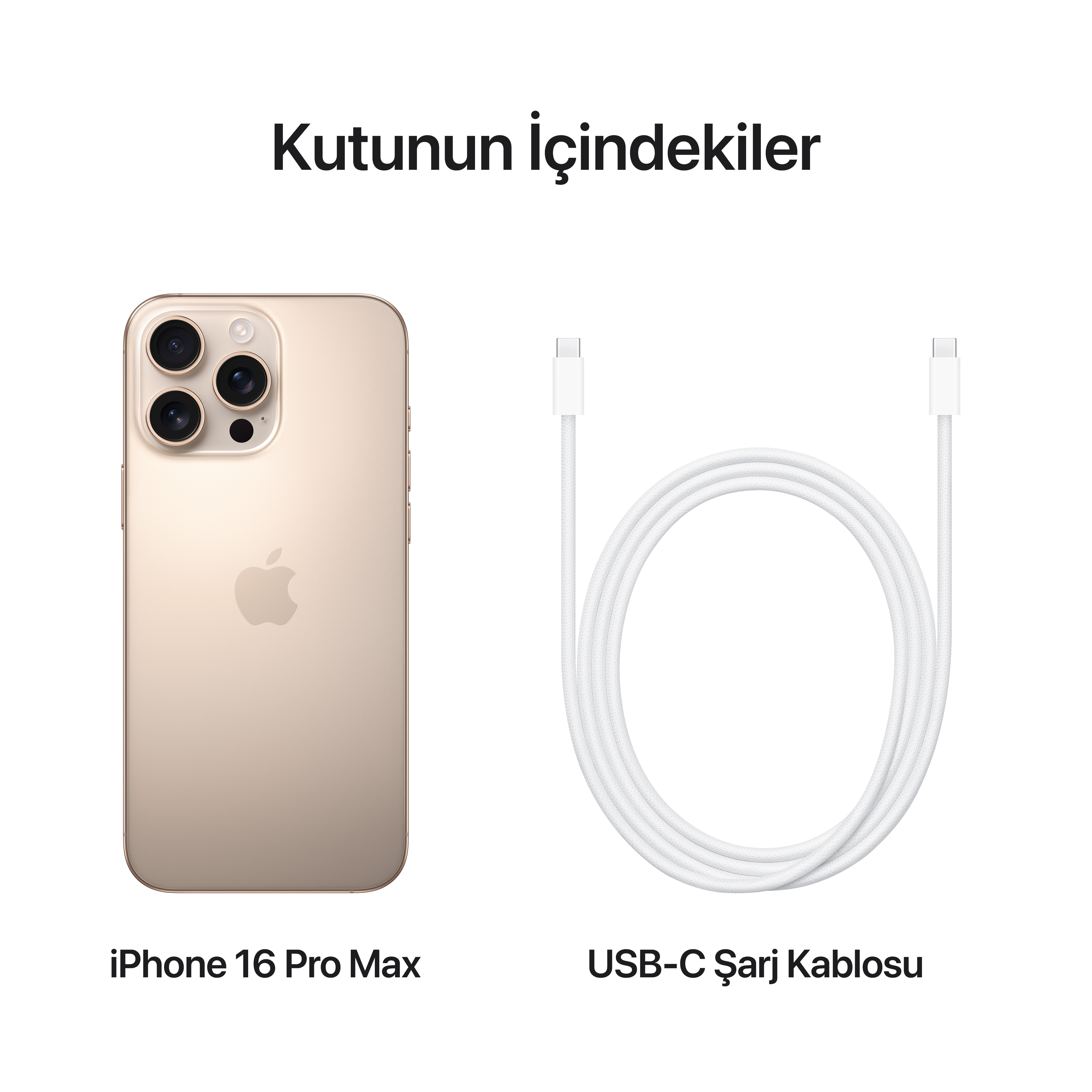 APPLE iPhone 16 Pro Max 512 GB Akıllı Telefon Desert Titanium