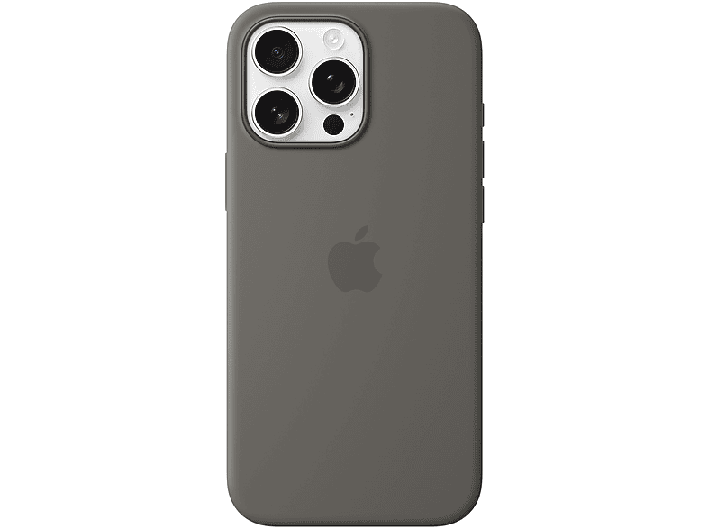 Apple Custodia MagSafe in silicone per iPhone 16 Pro Max - Grigio pietra
