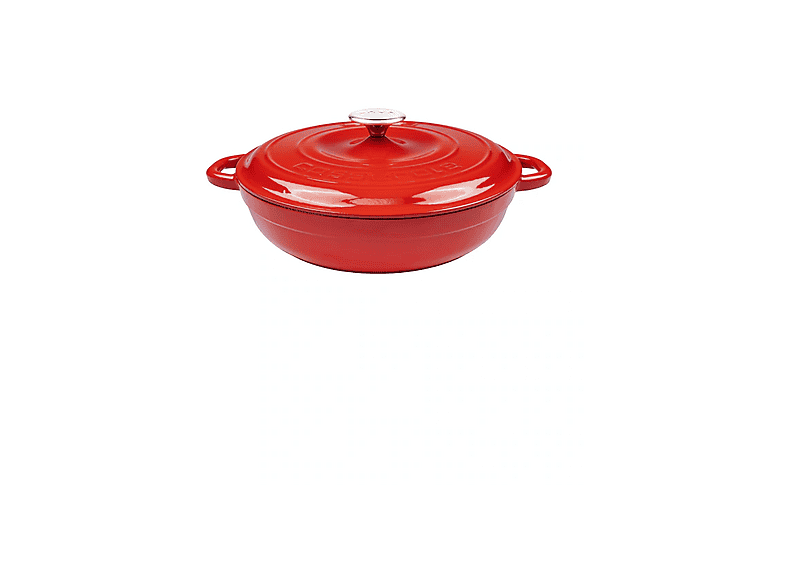LAVA New Heritage Kırmızı 28 cm Basık Döküm Tencere