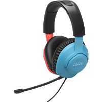 MediaMarkt JBL Quantum 100N Gamingheadset Rood/Blauw aanbieding
