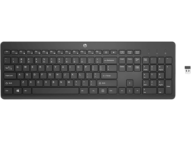 HP 230 Draadloos Toetsenbord AZERTY Zwart