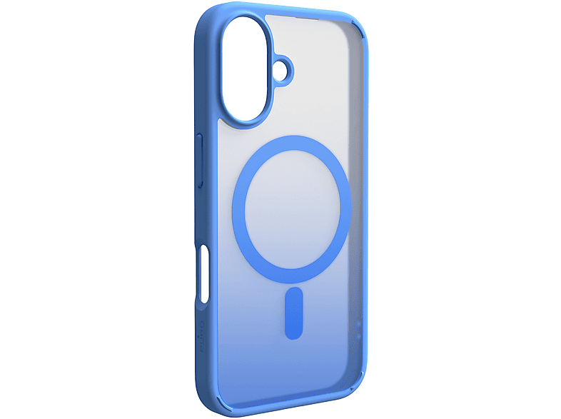 Puro Gradient Tpu, Cover Magsafe per iPhone 16,Blu